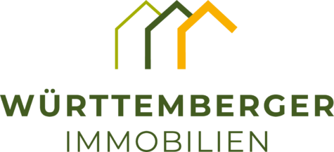 Logo von Württemberger Immobilien mit stilisierten Hausdächern